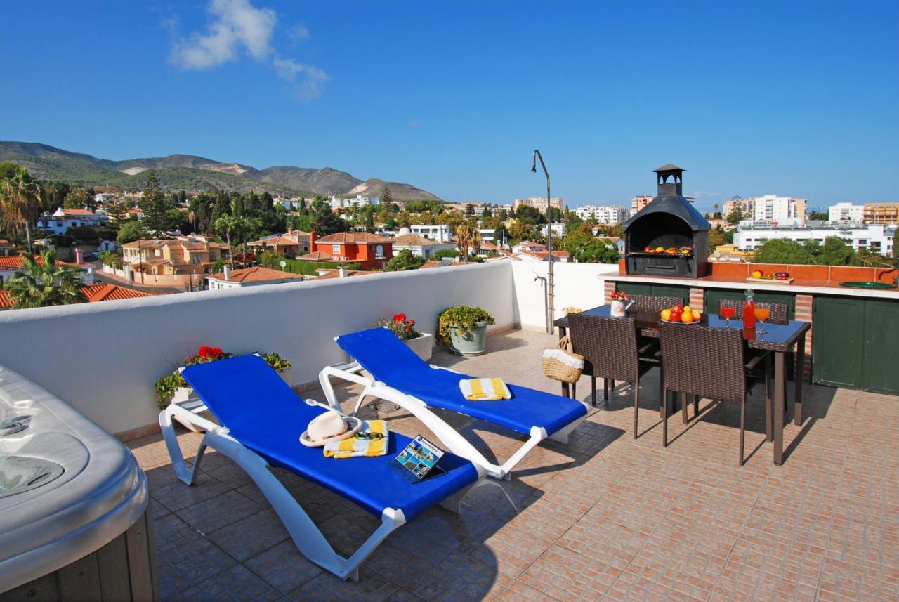 Ferienwohnung Isla De Benalmadena 1, Jacuzzi, 80M From The Sea, Ac, Bbq, Private Parking, Big Terrace Exterior foto